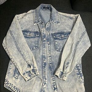 Denim Jacket - Blue vintage/acid wash